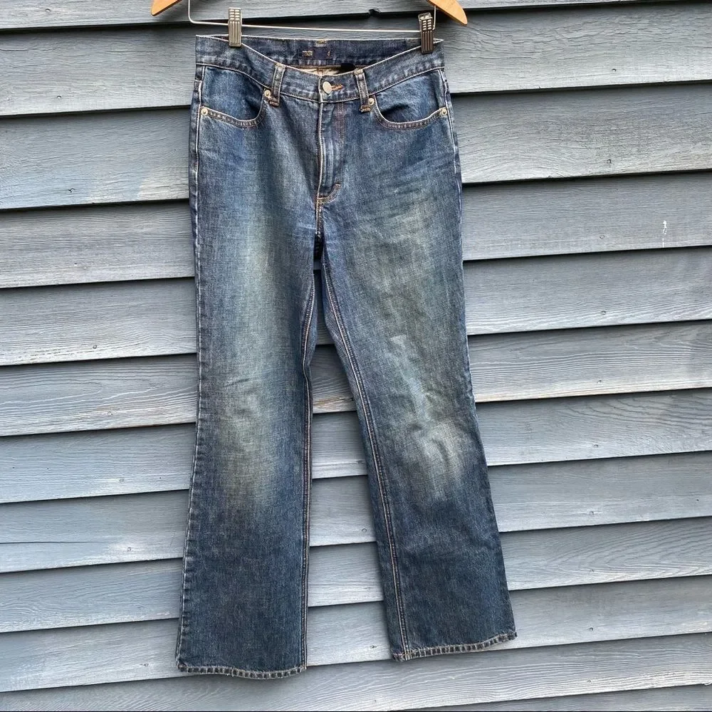 J. Crew mid rise flare bell bottom jeans size 4